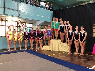 RITMICA MOMENTOS DEL CAMPEONATO METROPOLITANO NIVEL A Y B  4/5