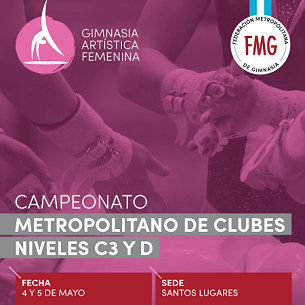 HORARIOS CAMPEONATO METROPOLITANO DE CLUBES C3 Y D