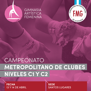 HORARIOS CAMPEONATO METROPOLITANO NIVEL C1 Y C2