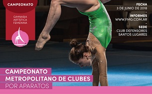 CAMPEONATO METROPOLITANO DE CLUBES POR APARATOS (3 DE JUNIO 2018)